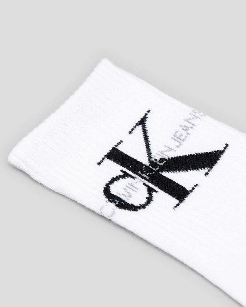 Calvin Klein Womens Casual Monogram Socks for Womens