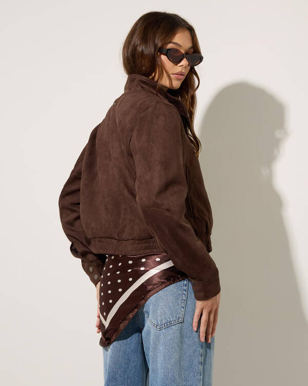 Ava And Ever Ramona Faux Suede Jacket for Womens