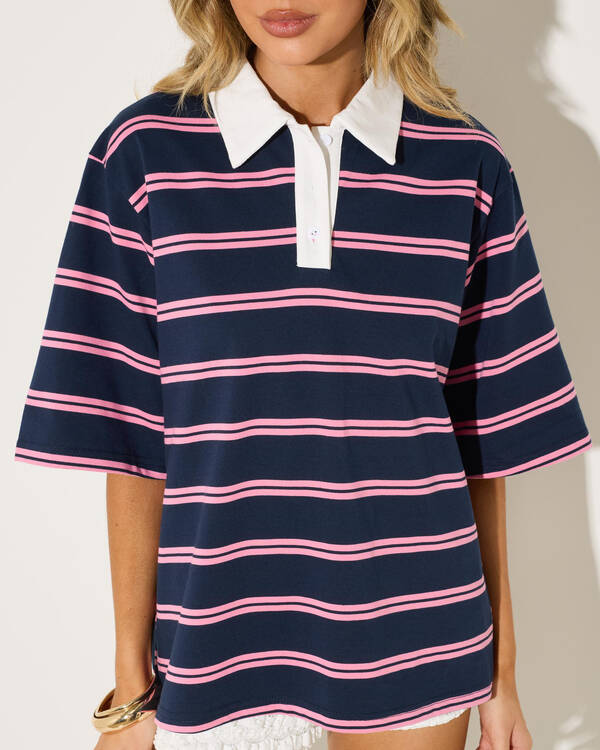 Ava And Ever Felix Polo Tee for Womens