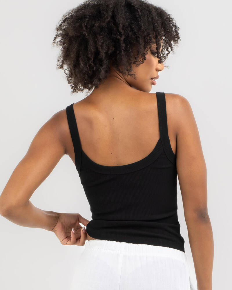 Ava And Ever Ayla Basic Rib Tank Top for Womens