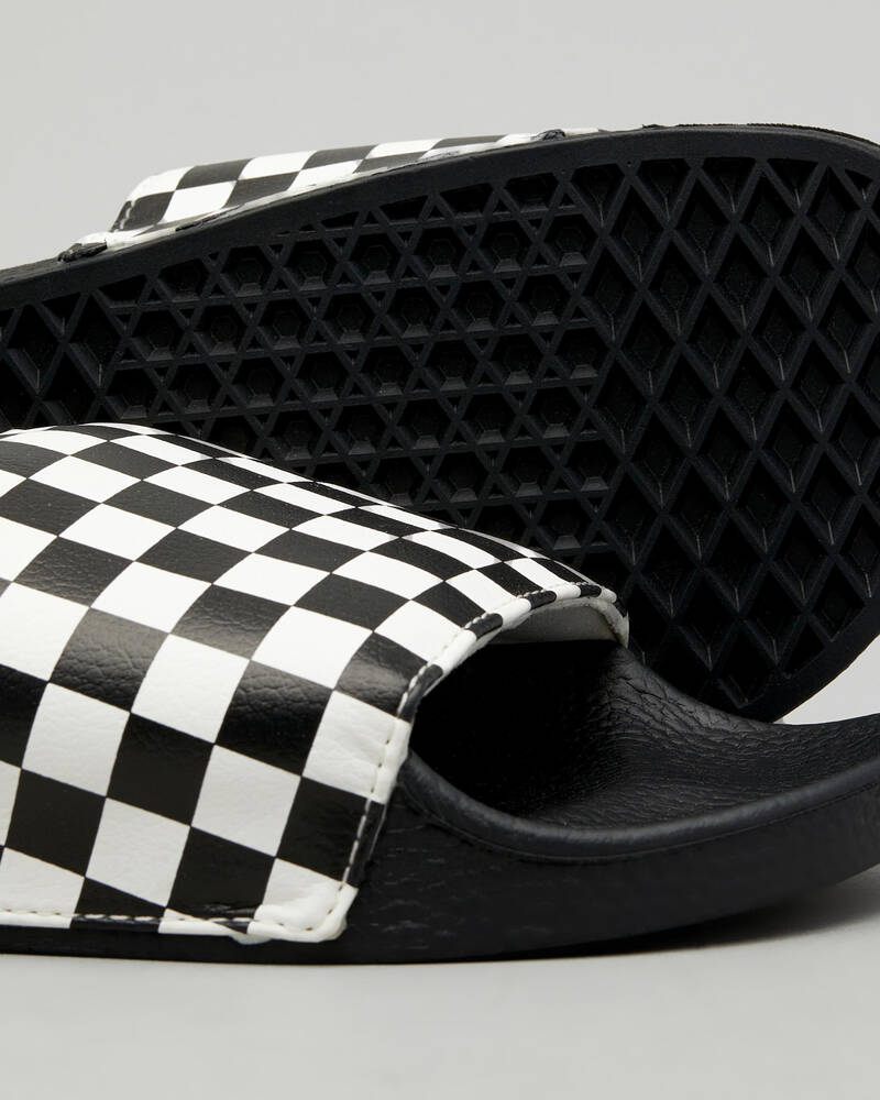 Vans MN Slide On Check Slides for Mens