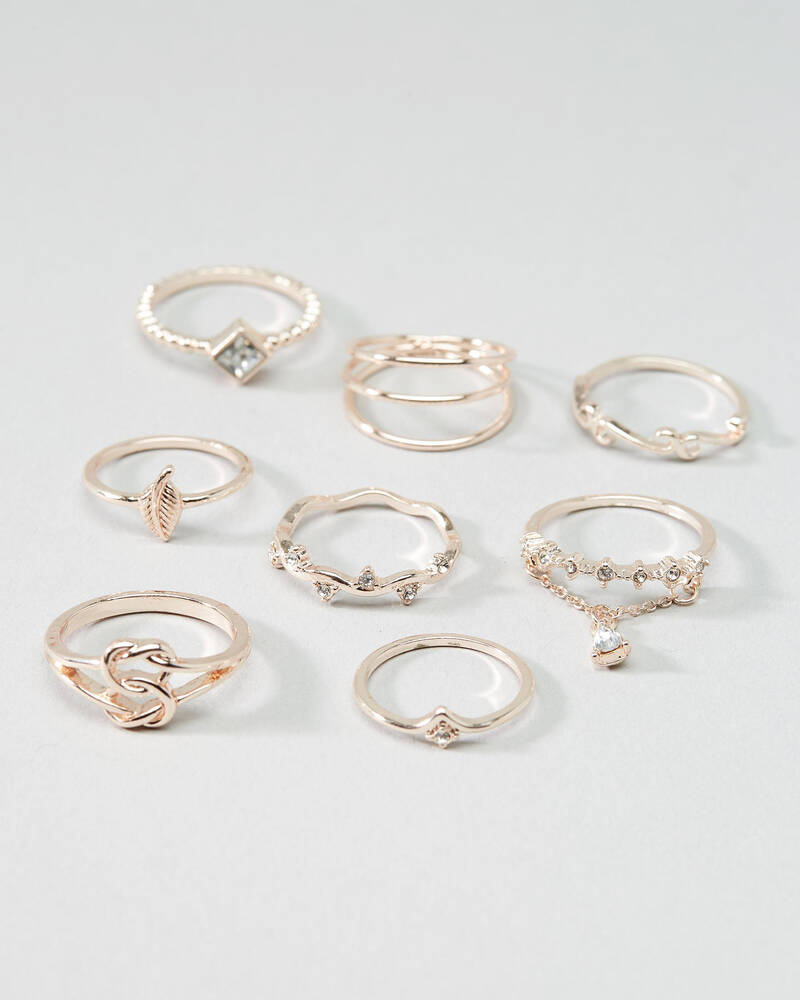 Karyn In LA Vaeda Ring Pack for Womens