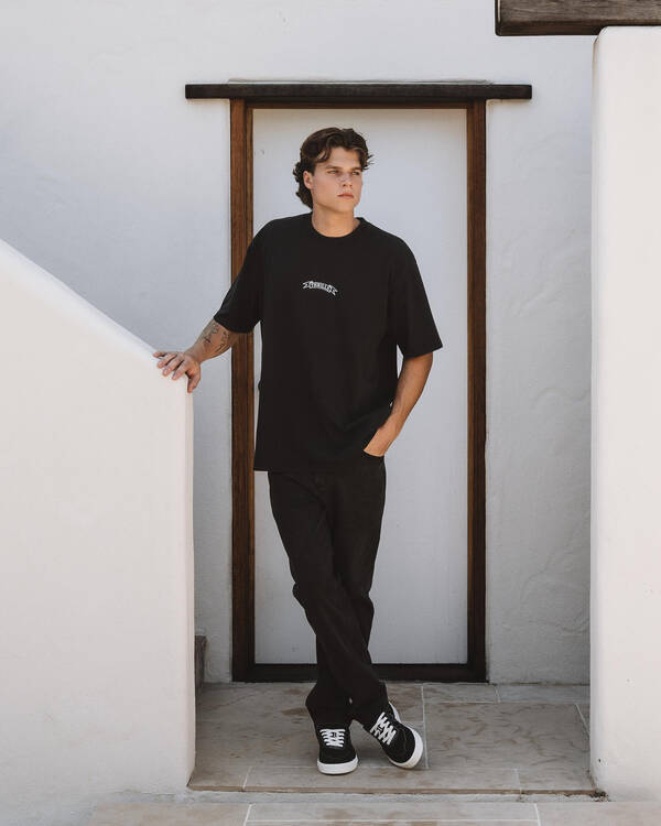 Thrills Pendant Embro Oversize Fit T-Shirt for Mens