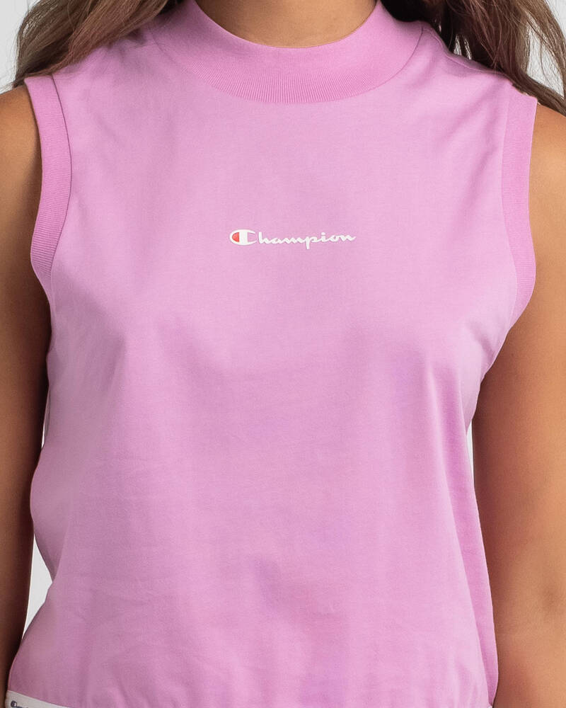 Champion Rochester Mock Neck Tank Top for Womens