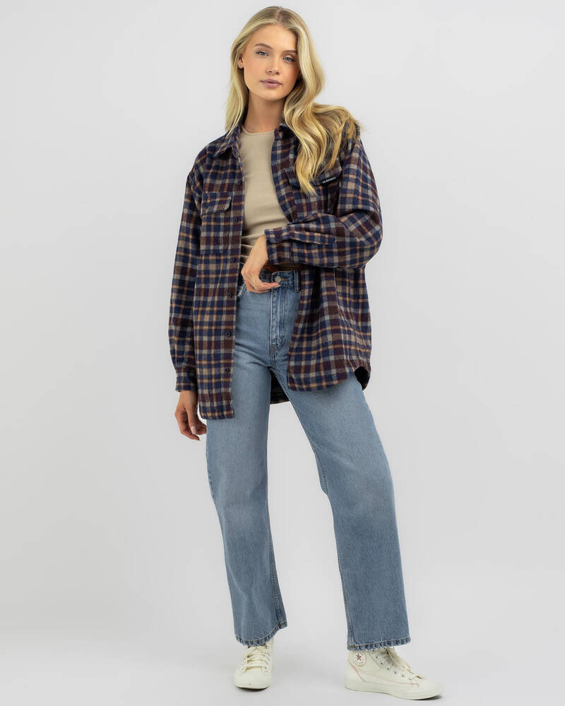 The Mad Hueys Classic Check Shacket for Womens