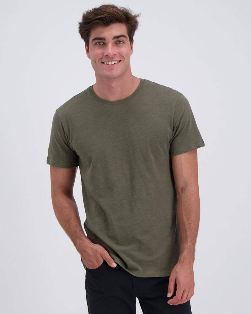 Rhythm Basic Slub T-Shirt for Mens