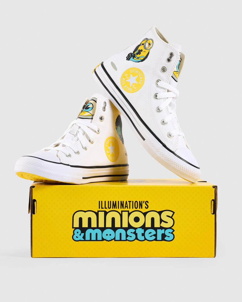 Converse Boys' Minions Chuck Taylor All Star Hi Tops Shoes for Mens