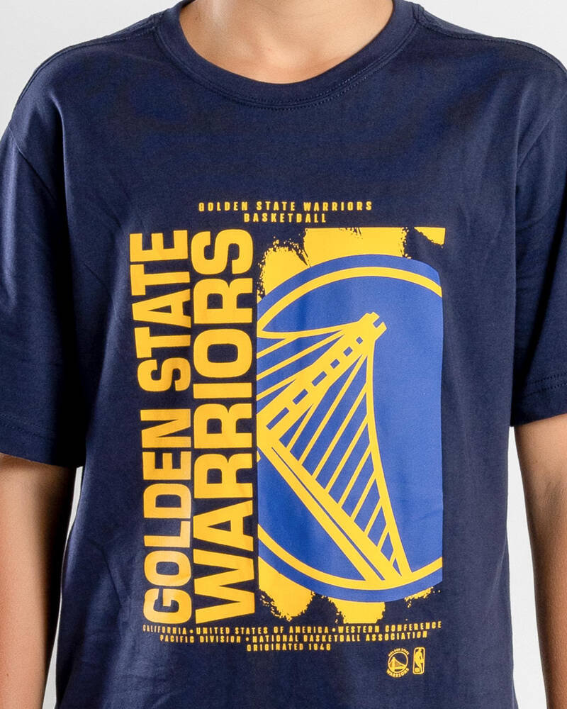 NBA Boys' Golden State Warriors Drumond Vintage T-Shirt for Mens