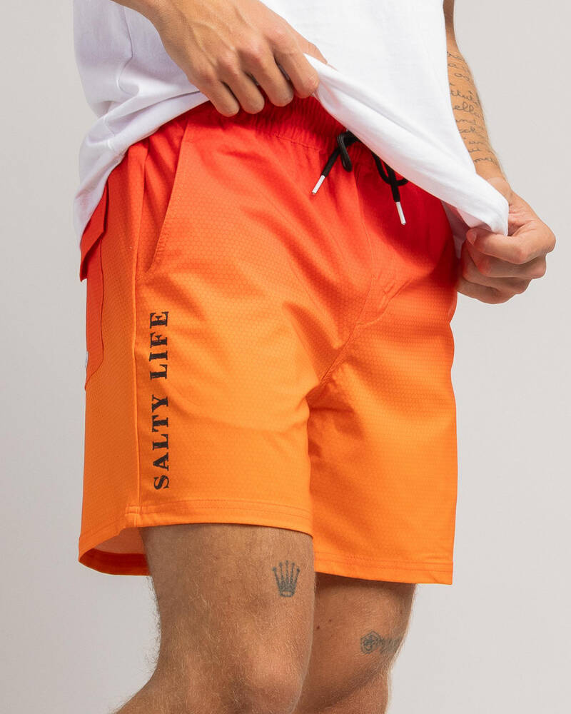 Salty Life Density Elastic Waist Shorts for Mens