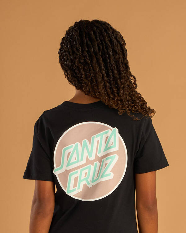 Santa Cruz Girls' Other Dot Reversible Chest T-Shirt for Womens