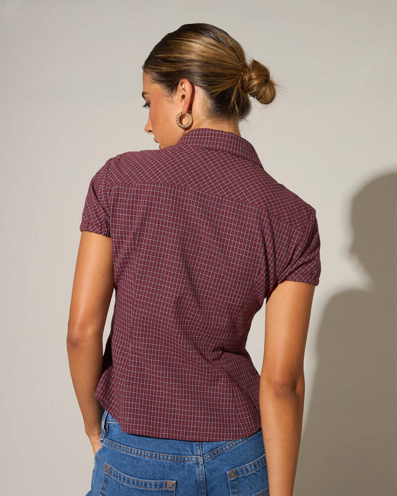 Rusty Missy May Check Shirt for Womens