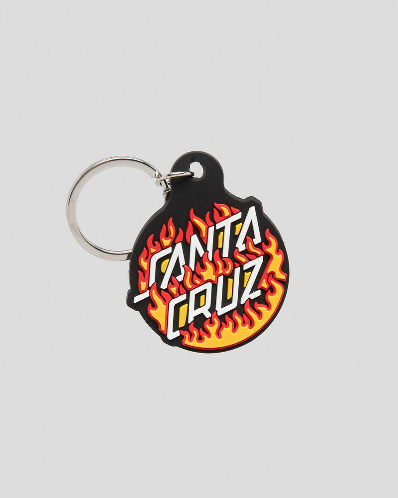 Santa Cruz Blaze Dot Keyring for Mens