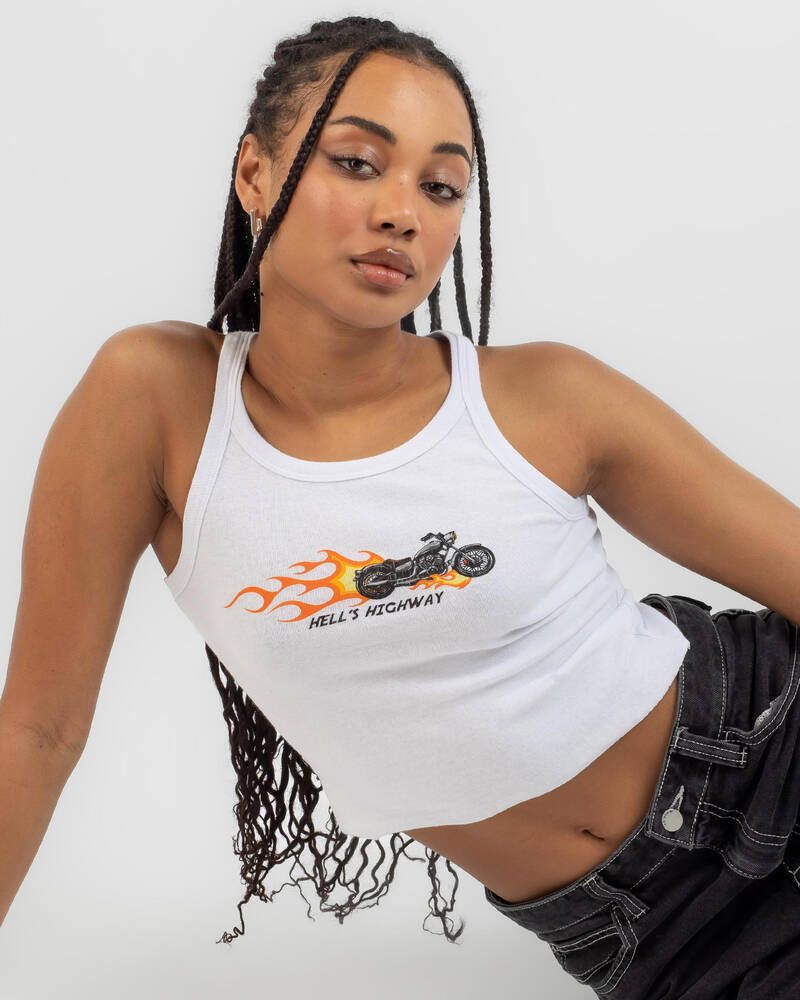 Ava And Ever Hell's Highway Tank Top for Womens