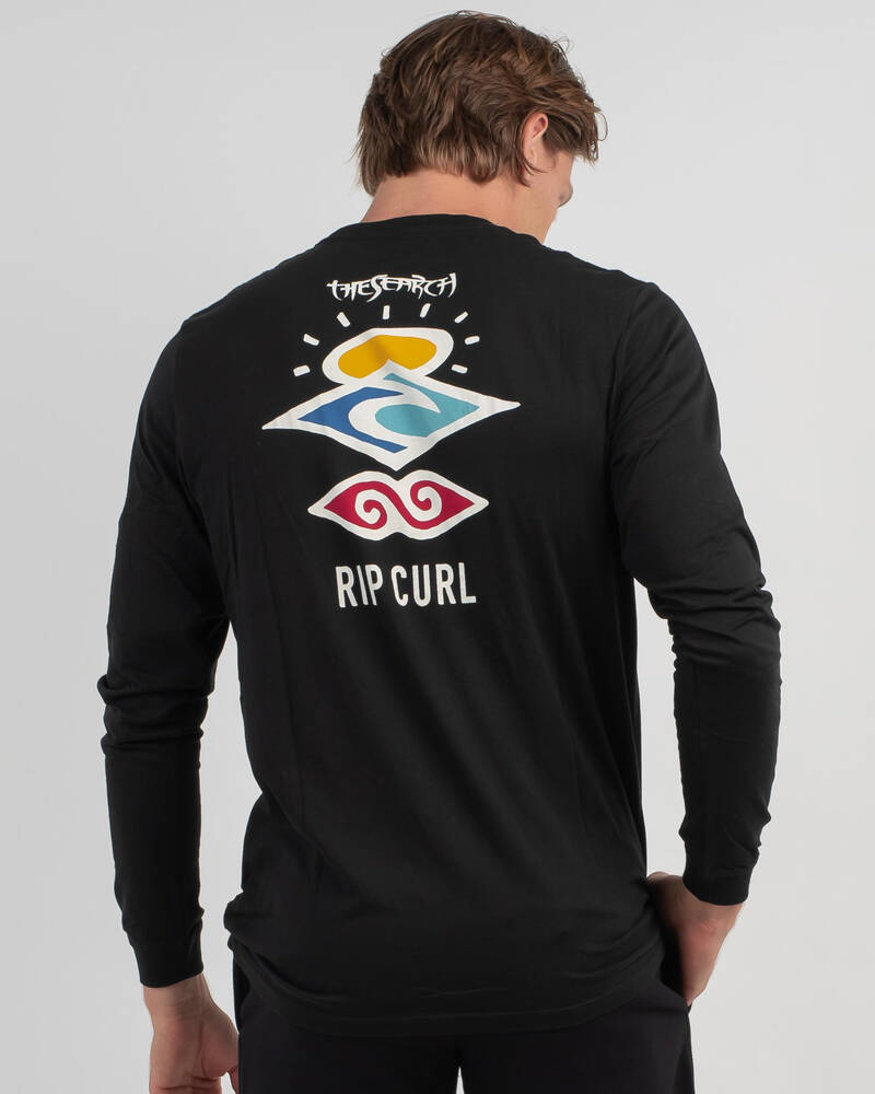 Rip Curl Search Icon Long Sleeve T-Shirt for Mens