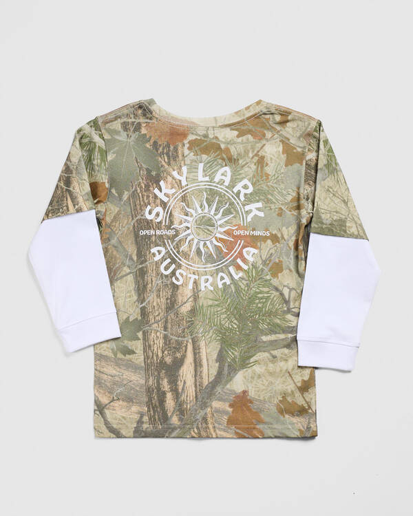 Skylark Toddlers' Fragment Layered Long Sleeve T-Shirt for Mens