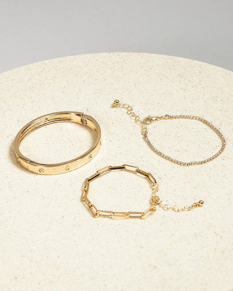 Karyn In LA Florence Bangle Bracelet Pack for Womens