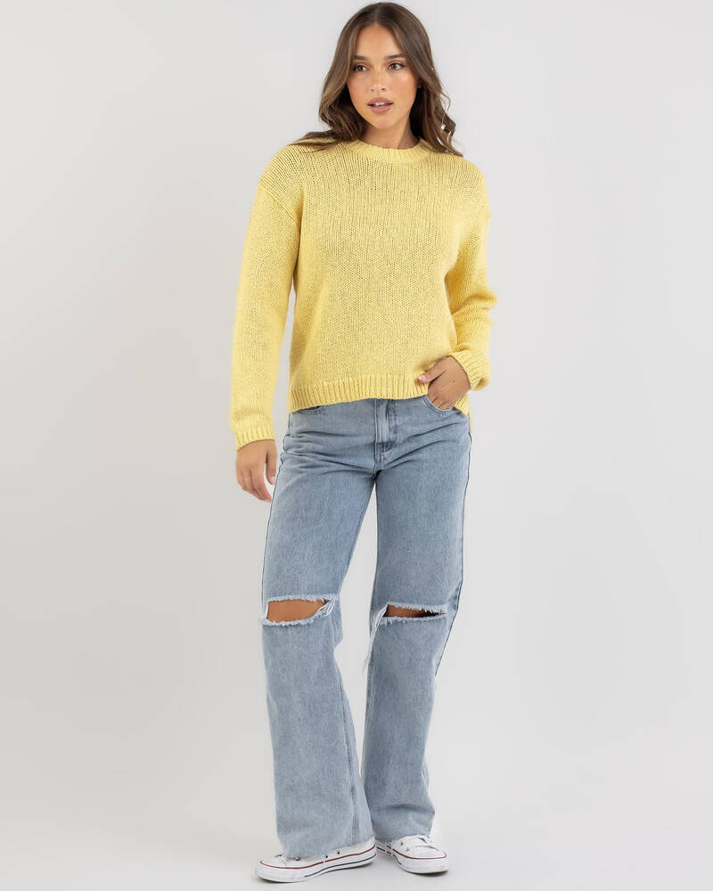 Billabong Venice Knit Jumper In Sol Rise - Fast Shipping & Easy Returns ...