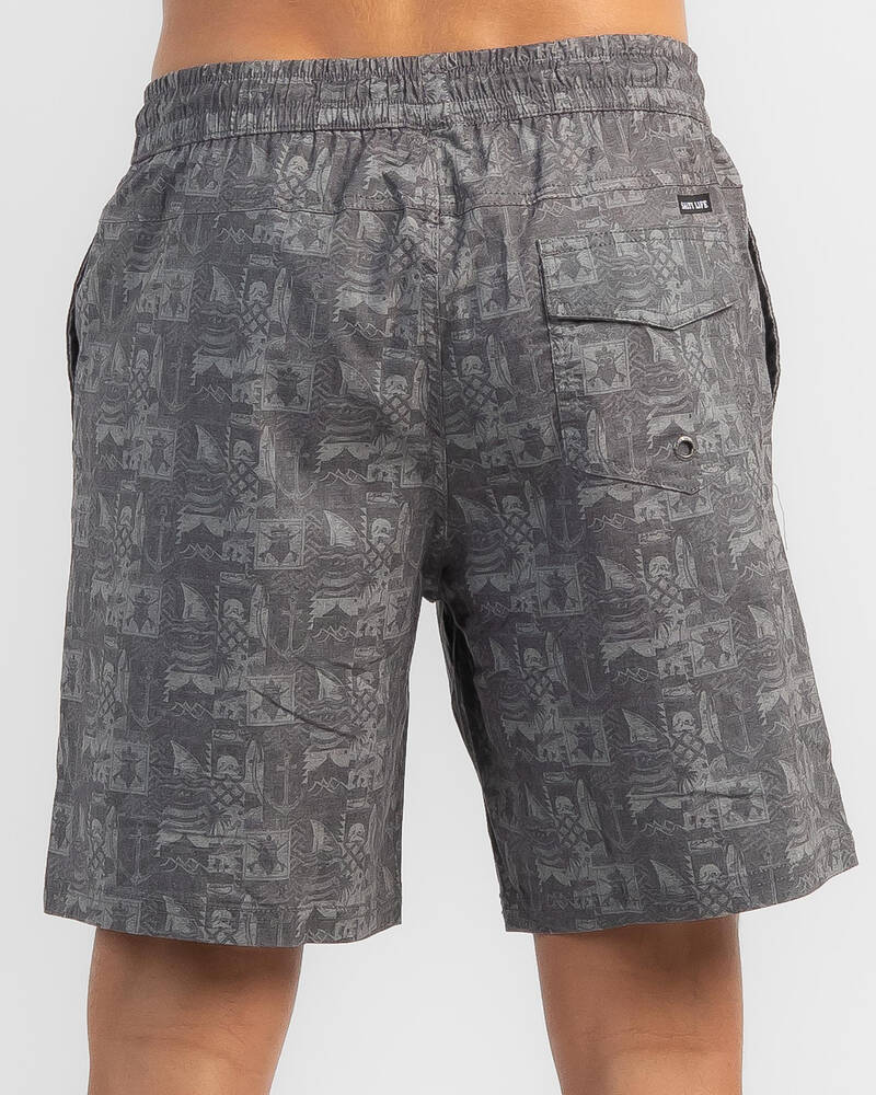 Salty Life Marooned Board Shorts for Mens