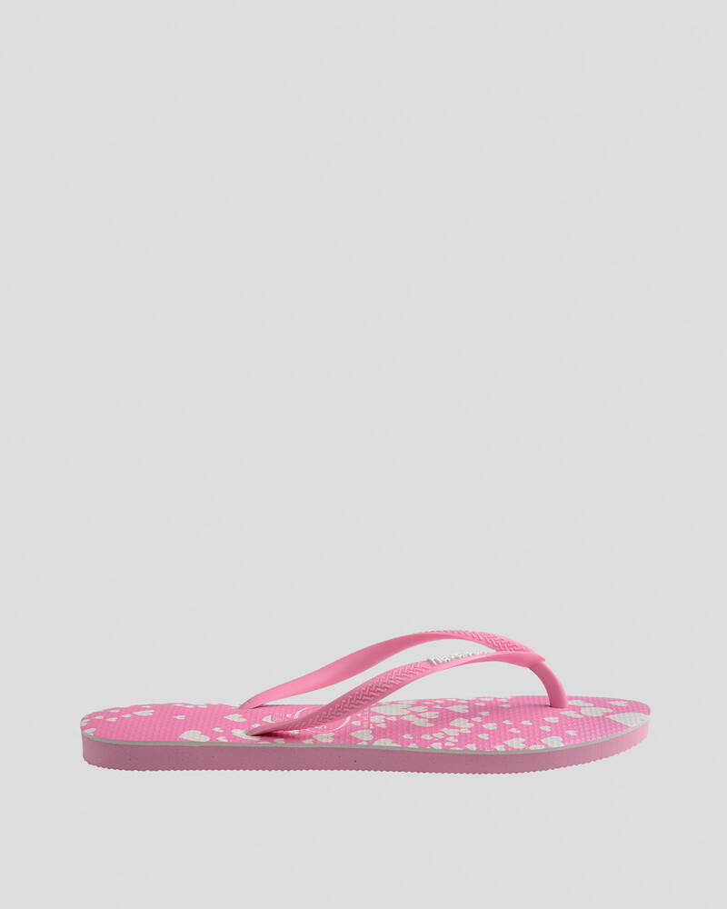 Havaianas Kids' Slim Mini Hearts Thongs for Womens