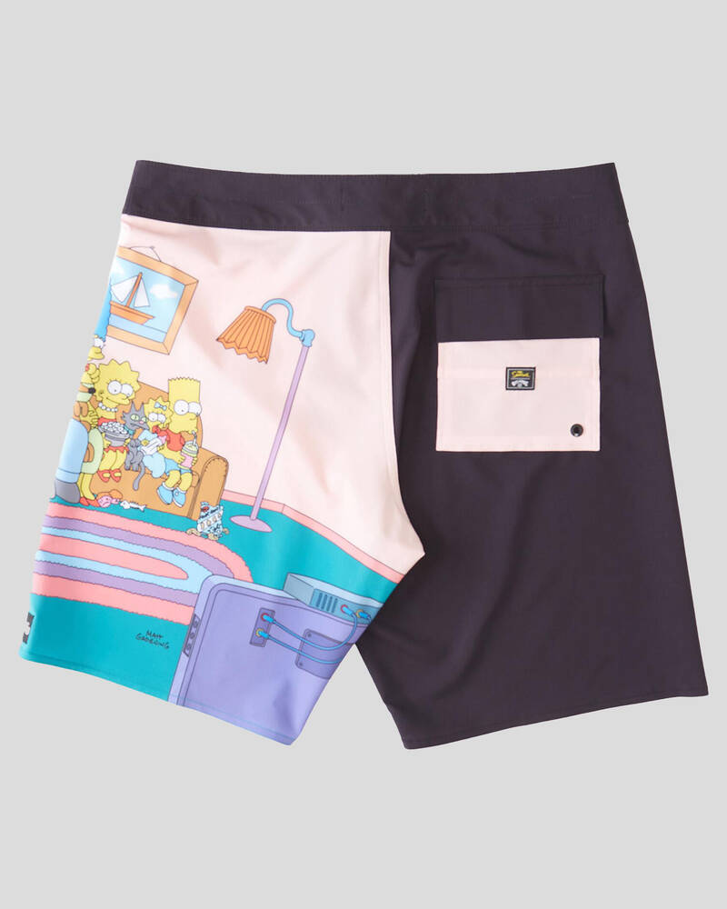 Billabong Toddlers' Simpsons Family Couch Pro Board Shorts for Mens