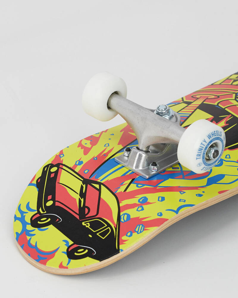 Trinity Distributions Complete 7.25" Riot-Bot Skateboard for Unisex