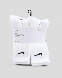Nike Women's Everyday Plus Cushioned Training Crew Sock Pack for Womens image number null