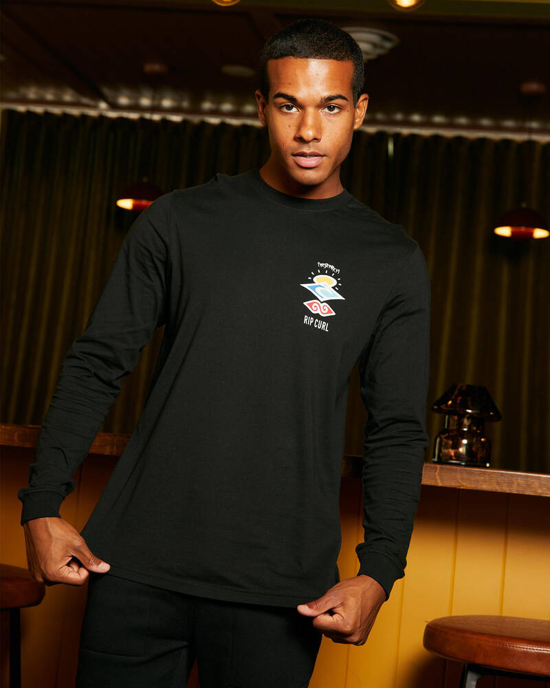 Rip Curl Search Icon Long Sleeve T-Shirt for Mens