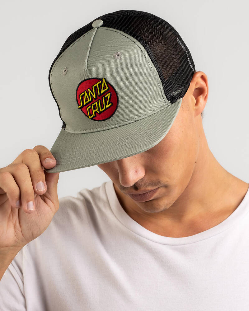 Santa Cruz Classic Dot Patch Cap for Mens