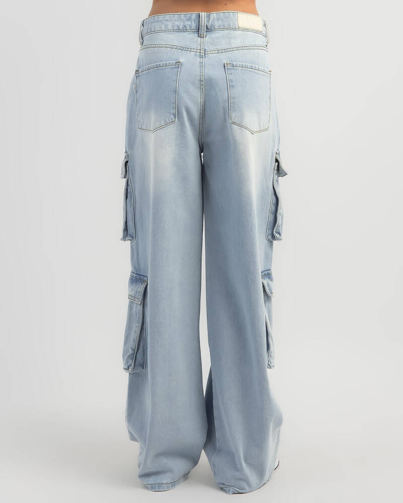 DESU Girls' Myles Cargo Jeans for Womens