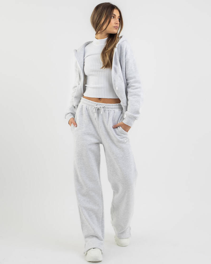 Stussy Stock Wide Leg Track Pants for Womens