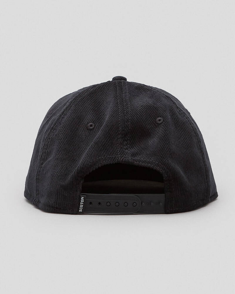 Burton Retro Mountain Snapback Cap for Mens