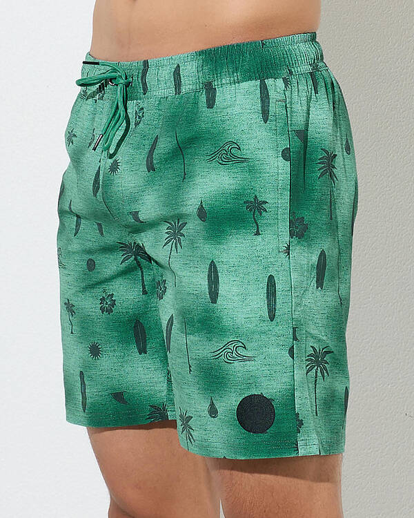 Jacks Dither Elastic Waist Shorts for Mens