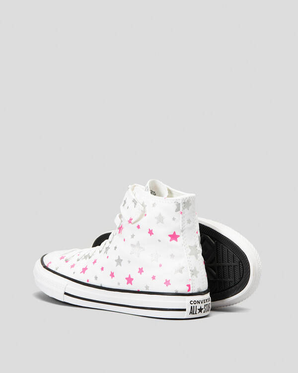 Converse Girls' Chuck Taylor All Star Easy On Sparkle Party for Womens