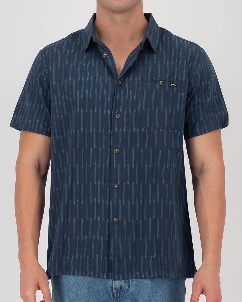Billabong Sundays Jacquard Short Sleeve Shirt for Mens