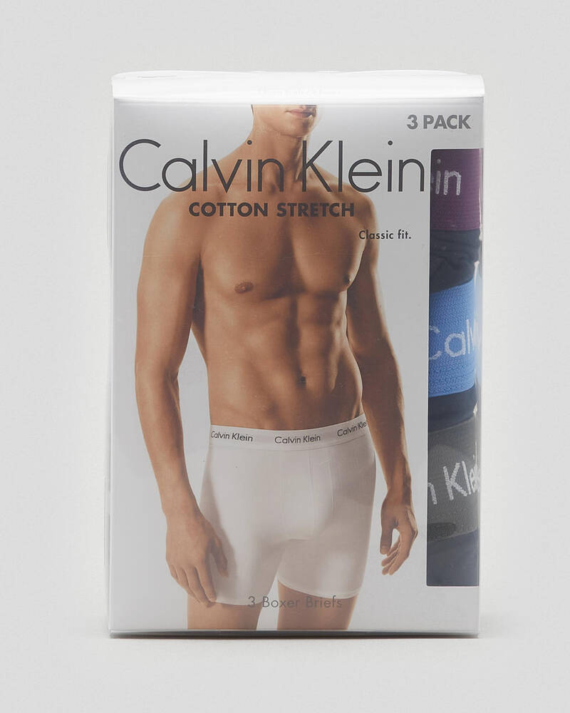 Calvin Klein Cotton Stretch Boxer Brief 3 Pack for Mens