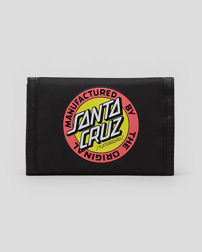 Santa Cruz MFG Pop Dot Tri-fold Wallet for Mens