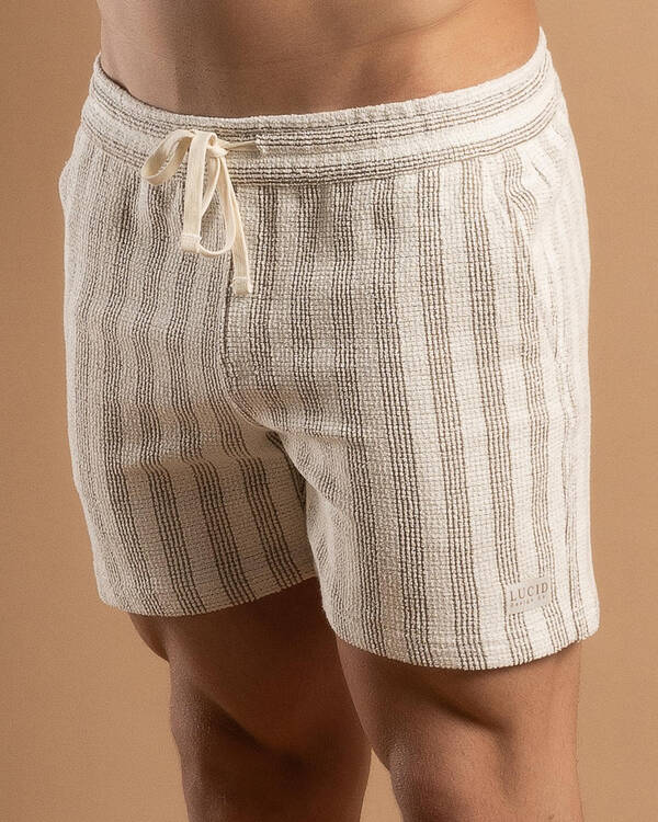 Lucid Regatta Elastic Waist Shorts for Mens
