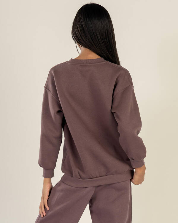 Nike Girls' Oversized Crew Sweater for Womens