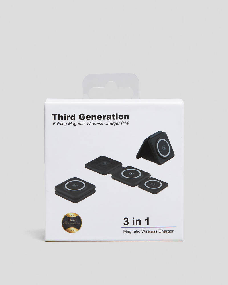 Get It Now 3 in 1 Portable Charging Station for Mens