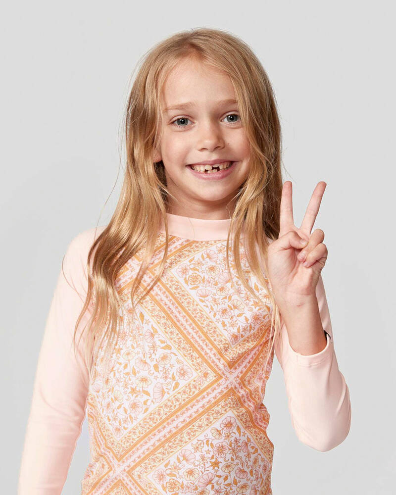 Rip Curl Toddlers' Moonflower Long Sleeve Rash Vest Set for Womens