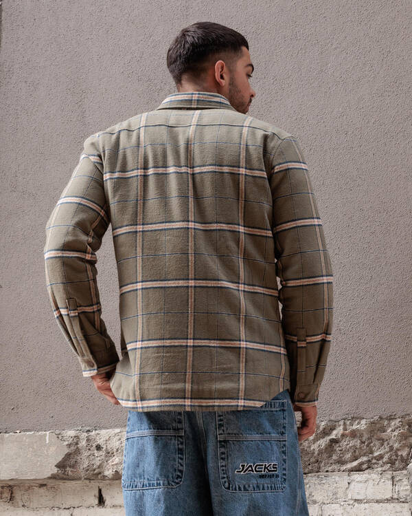 Skylark Cedar Long Sleeve Flannel Shirt for Mens