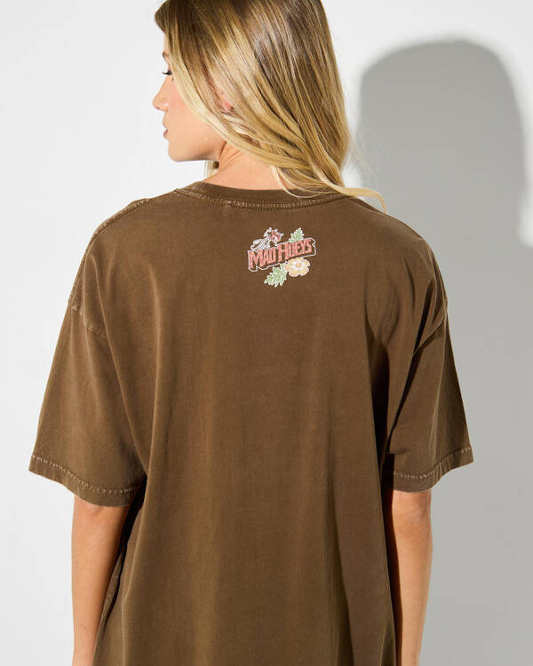 The Mad Hueys Anchor Ladybug Oversized T-Shirt for Womens