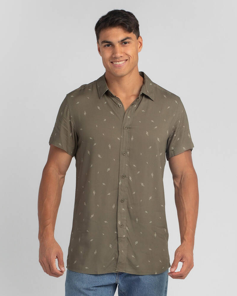 Lucid Thorned Short Sleeve Shirt for Mens