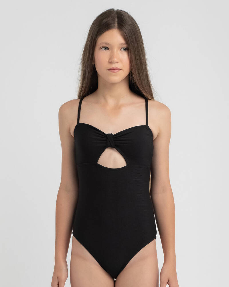 Kaiami Girls' Asher Cut Out One Piece Swimsuit for Womens