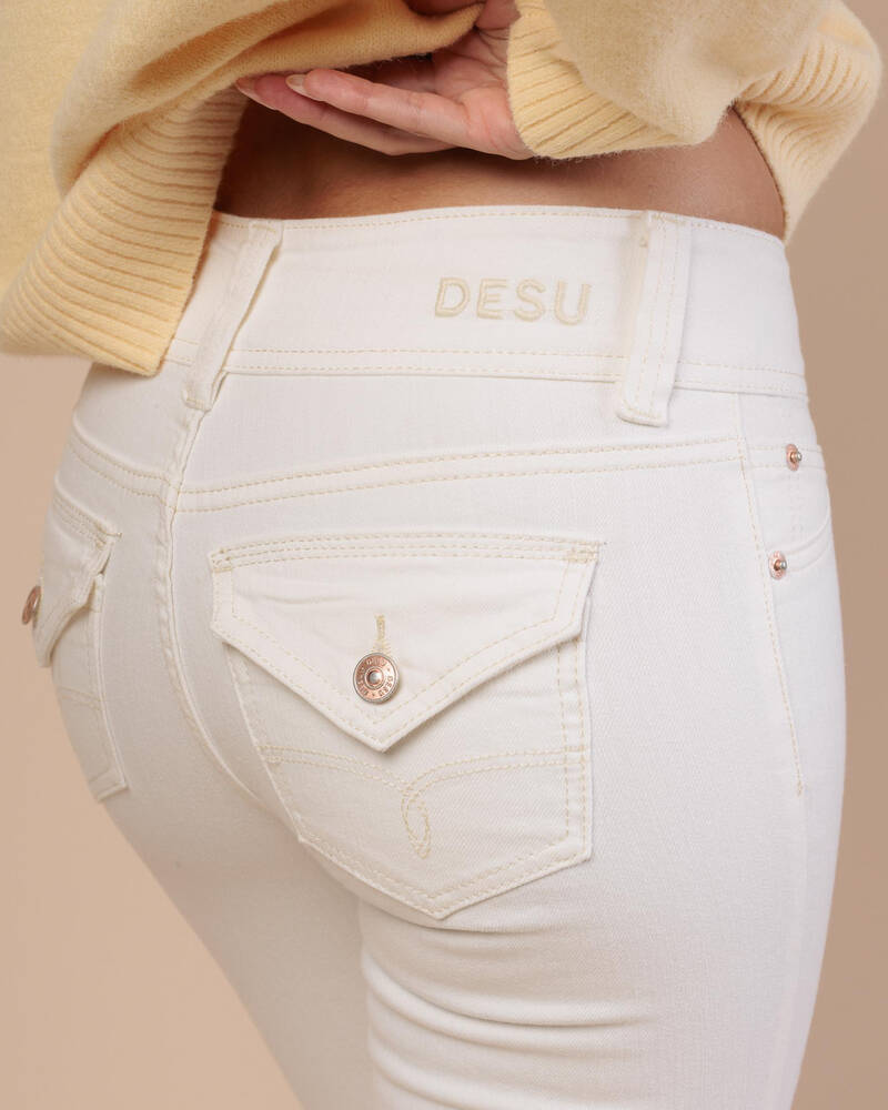 DESU Jawbreaker Low Waist Flare Jeans for Womens