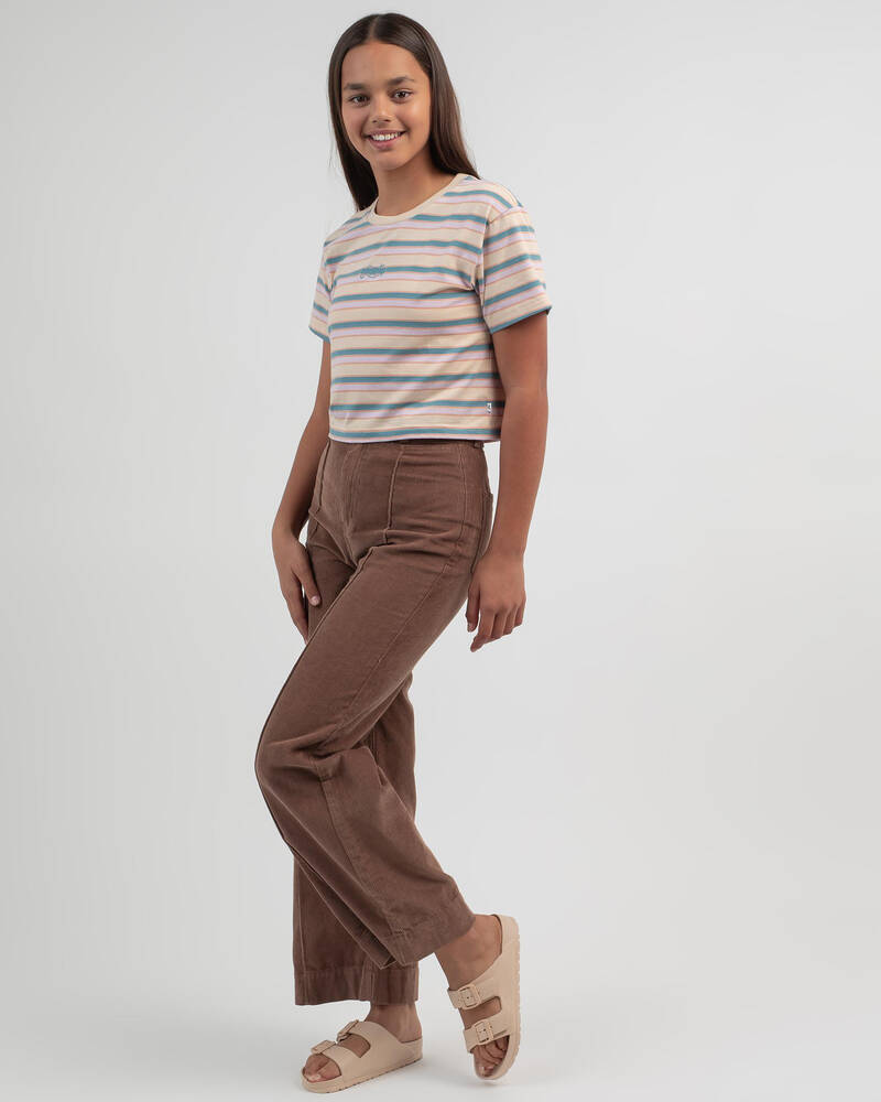 Rusty Girls' Throwback Time Cropped T-Shirt for Womens