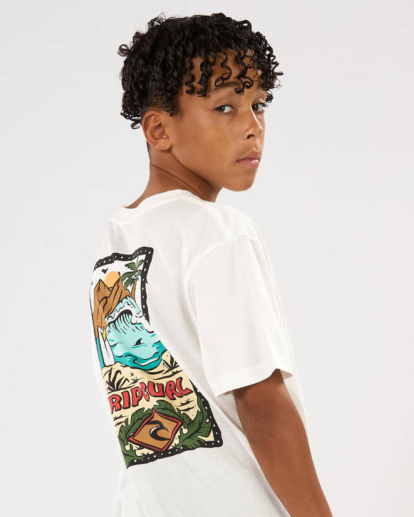 Rip Curl Boys' Sunset Sesh Art T-Shirt for Mens