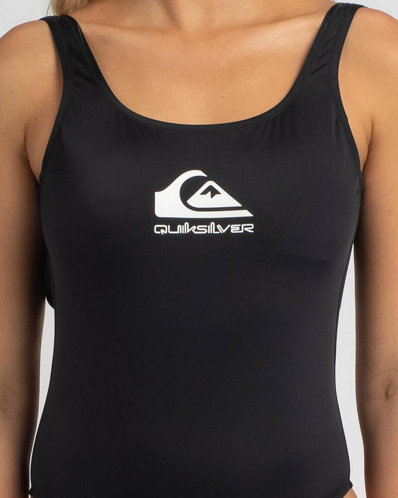 Quiksilver Logo Tank One Piece Swimsuit for Womens