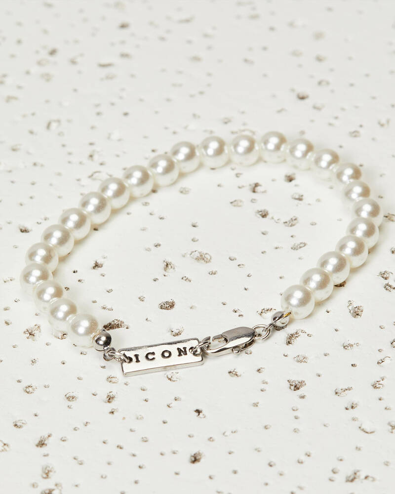 Icon Brand Round Pearl Bracelet for Mens