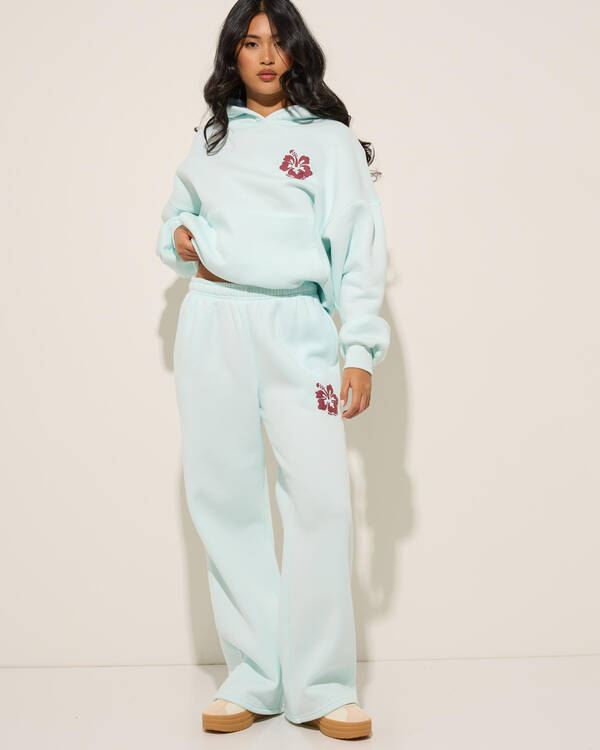 Malibu Lounge Hibiscus Track Pants for Womens